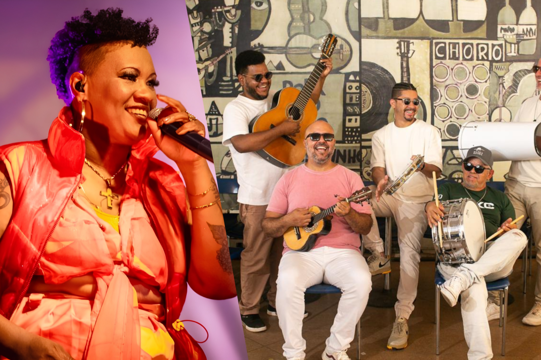 Kris Maciel e grupo Vai que é samba